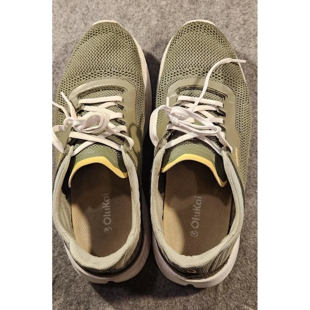 OluKai Island‎ Hopper Shoes Mens Size 10 Green Mesh Running Sneakers 10543-3939